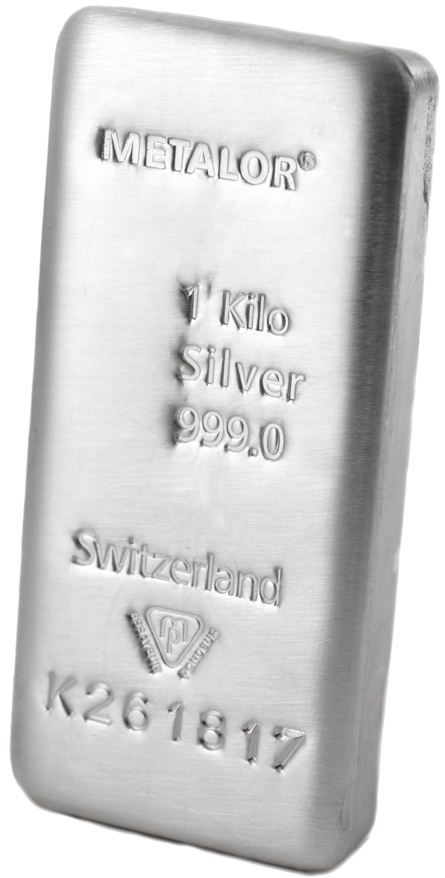 1 Kg Silver Bullion Cast 999 Bar