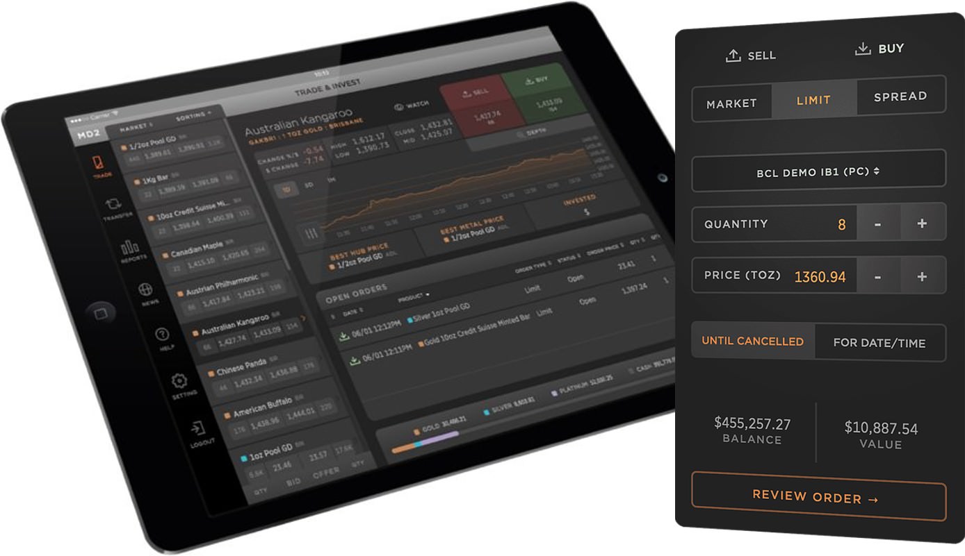 Access Allocated Bullion Exchange with MetalDesk