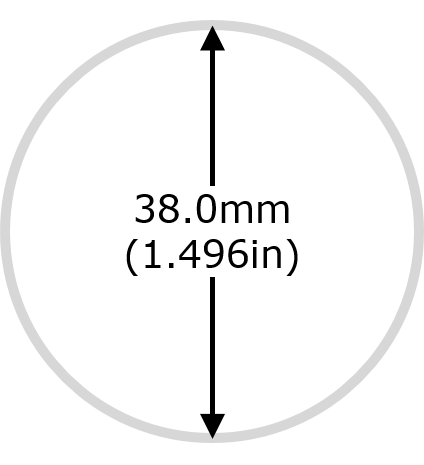Diameter of the 1 Ounce Canadian Maple Leaf Silver Coin