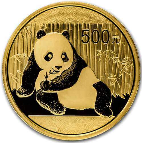 Reverse of the 1oz Chinese Gold Panda Coins