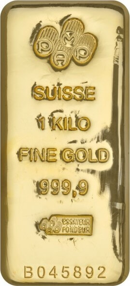1 Kg Gold Bullion Bar 9999