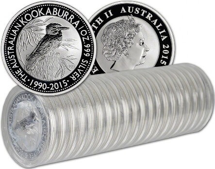 Wholesale Pack of 20 1oz Australian Kookaburra Silver Bullion Coins
