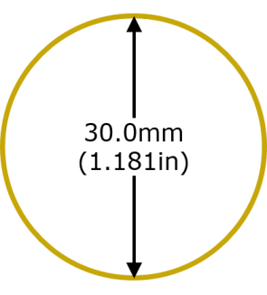 1oz Canadian Maple Leaf Gold Coin Diameter
